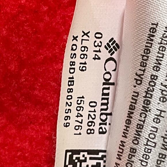 Columbia Pink Fleece Full Zip Hoodie Girls XL Thumbhole Sleeves - Picture 4 of 10